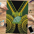 Avaiki Cook Islands Rugby Puzzle Kuki Airani Tatau Black - Aussie Hoodie
