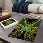 Avaiki Cook Islands Rugby Puzzle Kuki Airani Tatau Black - Aussie Hoodie