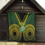 Avaiki Cook Islands Rugby Quilt Kuki Airani Tatau Black - Aussie Hoodie