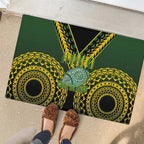 Avaiki Cook Islands Rugby Rubber Doormat Kuki Airani Tatau Black - Aussie Hoodie