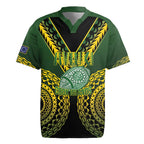 Custom Avaiki Cook Islands Rugby Rugby Jersey Kuki Airani Tatau Black - Aussie Hoodie