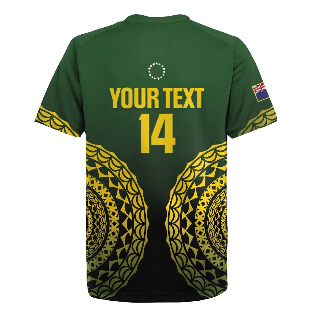 Custom Avaiki Cook Islands Rugby Rugby Jersey Kuki Airani Tatau Black - Aussie Hoodie