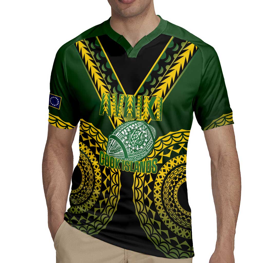 Custom Avaiki Cook Islands Rugby Rugby Jersey Kuki Airani Tatau Black - Aussie Hoodie
