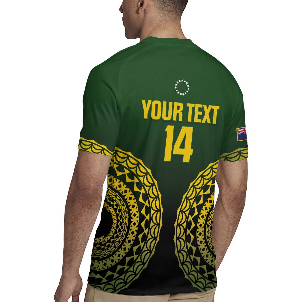 Custom Avaiki Cook Islands Rugby Rugby Jersey Kuki Airani Tatau Black - Aussie Hoodie