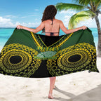 Avaiki Cook Islands Rugby Sarong Kuki Airani Tatau Black - Aussie Hoodie