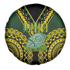 Avaiki Cook Islands Rugby Spare Tire Cover Kuki Airani Tatau Black - Aussie Hoodie
