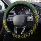 Avaiki Cook Islands Rugby Steering Wheel Cover Kuki Airani Tatau Black - Aussie Hoodie