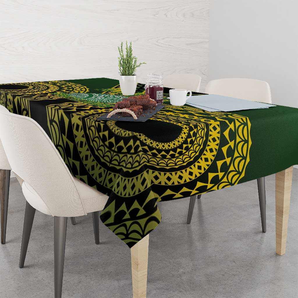 Avaiki Cook Islands Rugby Tablecloth Kuki Airani Tatau Black - Aussie Hoodie