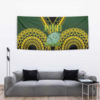 Avaiki Cook Islands Rugby Tapestry Kuki Airani Tatau Black - Aussie Hoodie