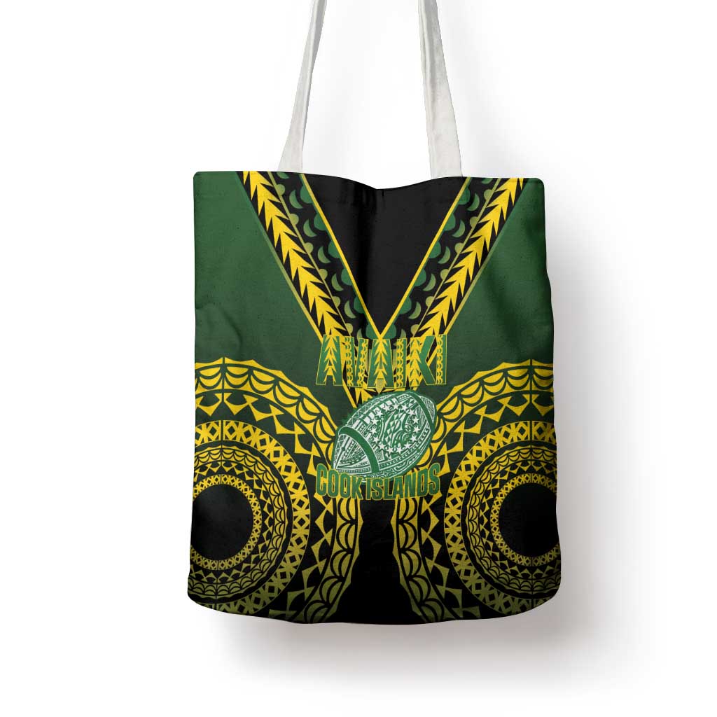 Avaiki Cook Islands Rugby Tote Bag Kuki Airani Tatau Black - Aussie Hoodie