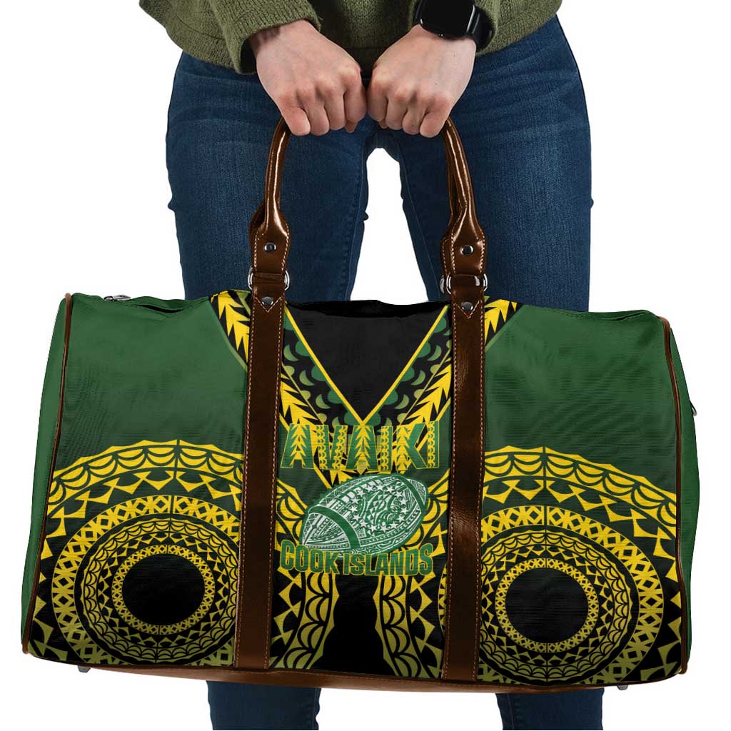 Avaiki Cook Islands Rugby Travel Bag Kuki Airani Tatau Black - Aussie Hoodie