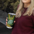 Custom Avaiki Cook Islands Rugby Tumbler Cup Kuki Airani Tatau Black - Aussie Hoodie