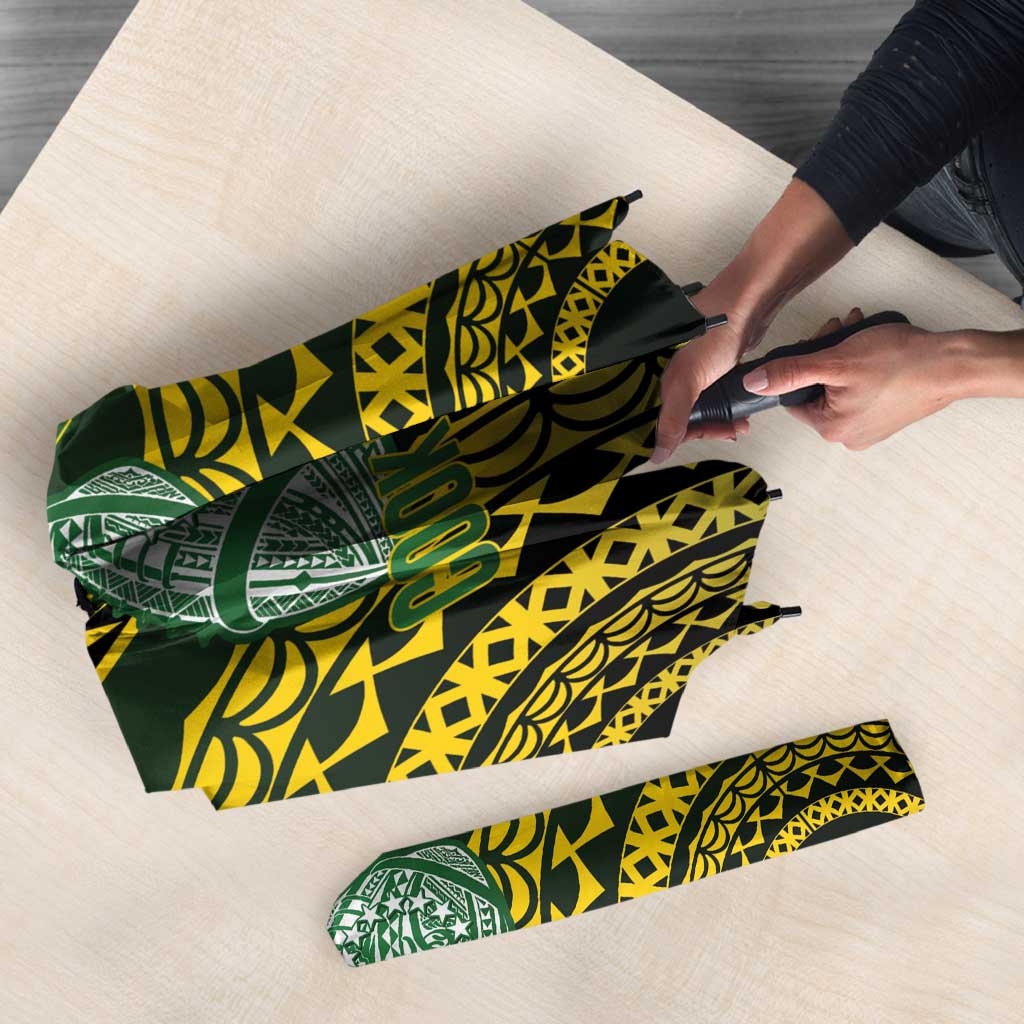 Avaiki Cook Islands Rugby Umbrella Kuki Airani Tatau Black - Aussie Hoodie