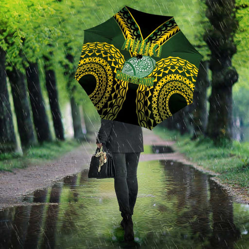 Avaiki Cook Islands Rugby Umbrella Kuki Airani Tatau Black - Aussie Hoodie