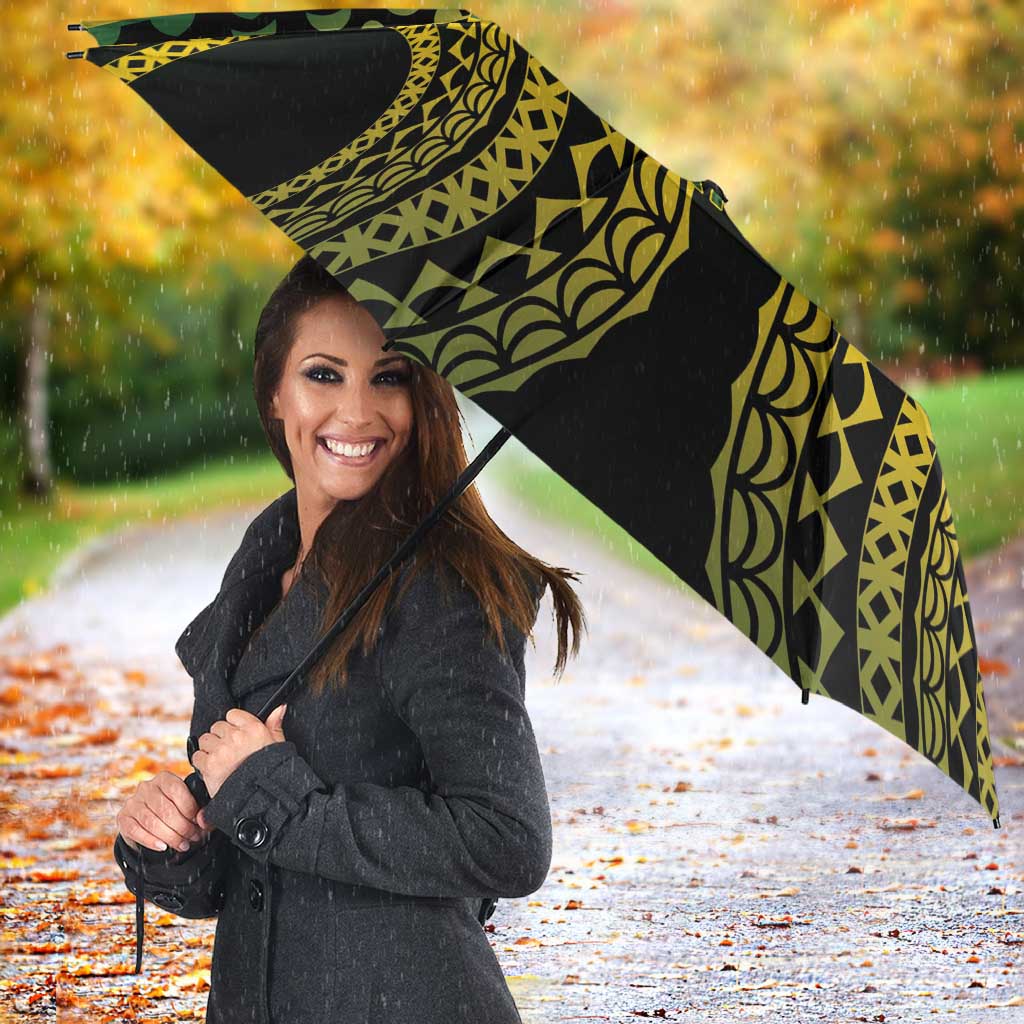 Avaiki Cook Islands Rugby Umbrella Kuki Airani Tatau Black - Aussie Hoodie