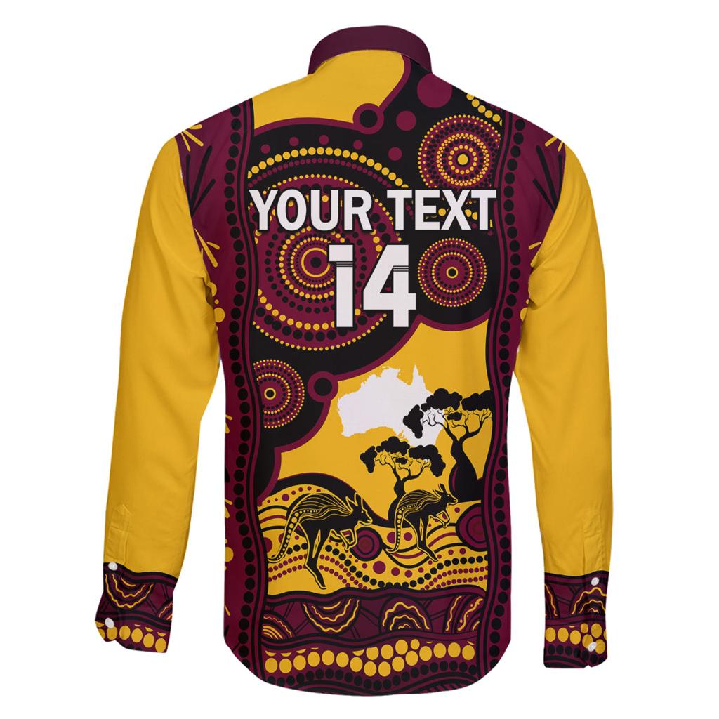 Custom Australia Day Brisbane Broncos Family Matching Summer Maxi Dress and Hawaiian Shirt NRL 2024 Australian Map Proud