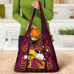 Australia Day Brisbane Broncos Grocery Bag NRL 2024 Australian Map Proud