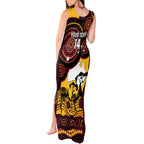 Custom Australia Day Brisbane Broncos Tank Maxi Dress NRL 2024 Australian Map Proud