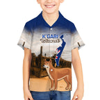 Australia Fraser Island Hawaiian Shirt Dingo With Maheno Shipwreck K'gari Proud