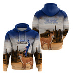 Australia Fraser Island Hoodie Dingo With Maheno Shipwreck K'gari Proud