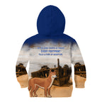 Australia Fraser Island Kid Hoodie Dingo With Maheno Shipwreck K'gari Proud