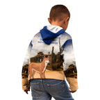 Australia Fraser Island Kid Hoodie Dingo With Maheno Shipwreck K'gari Proud