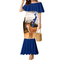 Australia Fraser Island Mermaid Dress Dingo With Maheno Shipwreck K'gari Proud