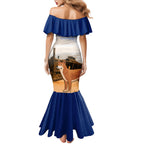 Australia Fraser Island Mermaid Dress Dingo With Maheno Shipwreck K'gari Proud