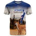 Australia Fraser Island T Shirt Dingo With Maheno Shipwreck K'gari Proud