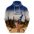 Australia Fraser Island Zip Hoodie Dingo With Maheno Shipwreck K'gari Proud