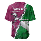 Personalised Rabbitohs And Eagles Rugby Baseball Jersey NRL 2024 Dynamic Together