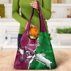 Personalised Rabbitohs And Eagles Rugby Grocery Bag NRL Dynamic Together