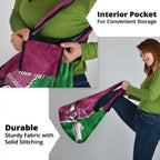 Personalised Rabbitohs And Eagles Rugby Grocery Bag NRL Dynamic Together