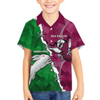 Personalised Rabbitohs And Eagles Rugby Hawaiian Shirt NRL 2024 Dynamic Together