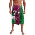 Personalised Rabbitohs And Eagles Rugby Lavalava NRL 2024 Dynamic Together
