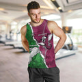 Personalised Rabbitohs And Eagles Rugby Men Tank Top NRL 2024 Dynamic Together