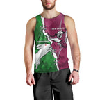 Personalised Rabbitohs And Eagles Rugby Men Tank Top NRL 2024 Dynamic Together
