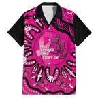 Personalised Australia Breast Cancer Family Matching Long Sleeve Bodycon Dress and Hawaiian Shirt Pink Boxing Ribbon Be Strong And Fight On