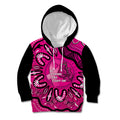Personalised Australia Breast Cancer Kid Hoodie Pink Boxing Ribbon Be Strong And Fight On