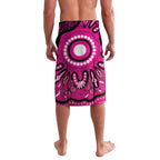 Personalised Australia Breast Cancer Lavalava Pink Boxing Ribbon Be Strong And Fight On