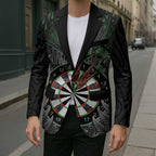 Personalised New Zealand Darts Blazer Dartboard Maori Fern Puhoro Art - Aussie Hoodie