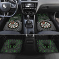 Personalised New Zealand Darts Car Mats Dartboard Maori Fern Puhoro Art