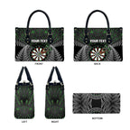 Personalised New Zealand Darts Leather Bag Dartboard Maori Fern Puhoro Art - Aussie Hoodie