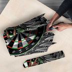 Personalised New Zealand Darts Umbrella Dartboard Maori Fern Puhoro Art - Aussie Hoodie