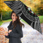 Personalised New Zealand Darts Umbrella Dartboard Maori Fern Puhoro Art - Aussie Hoodie