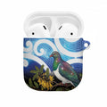 Kekeru New Zealand Matariki AirPods Case Kukupa Kowhai Maori New Year Blue Version
