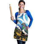 Kekeru New Zealand Matariki Apron Kukupa Kowhai Maori New Year Blue Version