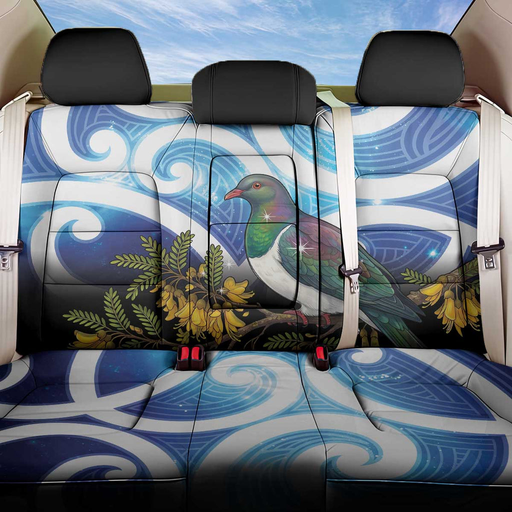 Kekeru New Zealand Matariki Back Car Seat Cover Kukupa Kowhai Maori New Year Blue Version