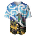 Kekeru New Zealand Matariki Baseball Jersey Kukupa Kowhai Maori New Year Blue Version