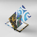 Kekeru New Zealand Matariki Canvas Wall Art Kukupa Kowhai Maori New Year Blue Version